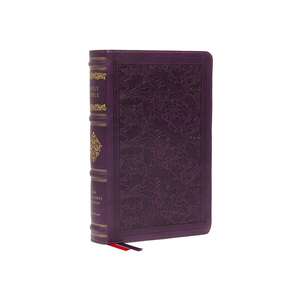 NKJV, Personal Size Reference Bible, Sovereign Collection, Leathersoft, Purple, Red Letter, Comfort Print: Holy Bible, New King James Version de Thomas Nelson