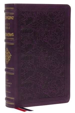 NKJV, Personal Size Reference Bible, Sovereign Collection, Leathersoft, Purple, Red Letter, Thumb Indexed, Comfort Print: Holy Bible, New King James Version de Thomas Nelson