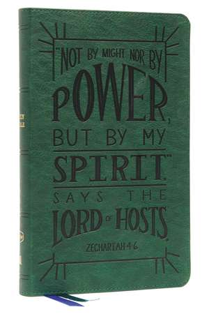 NKJV, Thinline Youth Edition Bible, Verse Art Cover Collection, Leathersoft, Green, Red Letter, Comfort Print: Holy Bible, New King James Version de Thomas Nelson