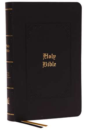 KJV, Personal Size Large Print Reference Bible, Vintage Series, Black Leathersoft, Red Letter, Thumb Indexed, Comfort Print: Holy Bible, King James Version de Thomas Nelson