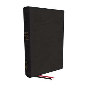 KJV, Word Study Reference Bible, Leathersoft, Black, Red Letter, Comfort Print: 2,000 Keywords that Unlock the Meaning of the Bible de Thomas Nelson