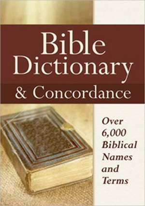 Bible Dictionary & Concordance de Castle Books