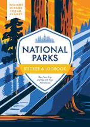 National Parks Sticker & Logbook de Editors of Chartwell Books