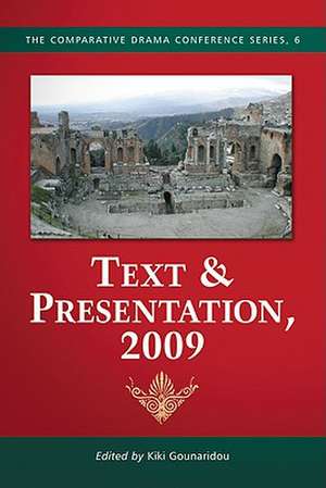 Text & Presentation, 2009 de Kiki Gounaridou