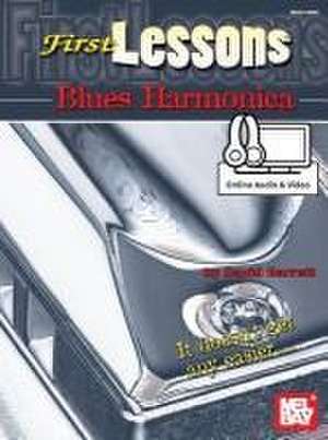 First Lessons Blues Harmonica de David Barrett