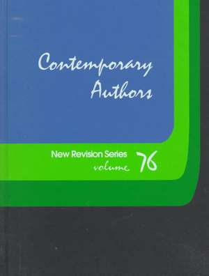 Contemporary Authors New Revision Series: A Bio-Bibliographical Guide to Current Writers in Fiction, General Non-Fiction, Poetry, Journalism, Drama, M de Daniel Jones