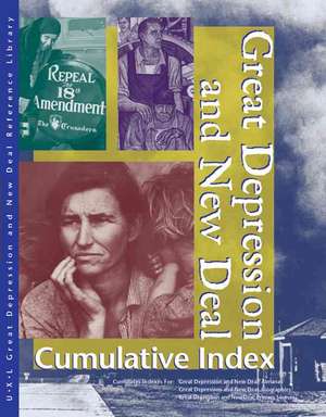 Great Depression and New Deal: Cumulative Indes de Gale Group