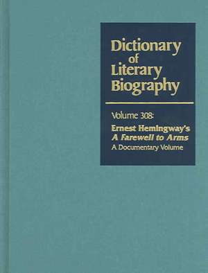 Dictionary of Literary Biography: A Documentary Volume de Charles Oliver