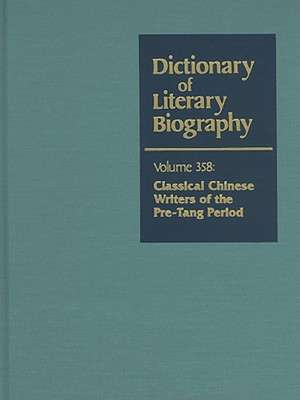 Classical Chinese Writers of the Pre-Tang Period de Curtis Dean Smith