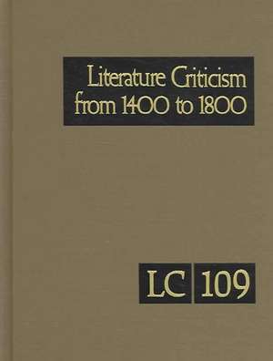 Literature Criticism from 1400 to 1800 de Linda Pavlovski