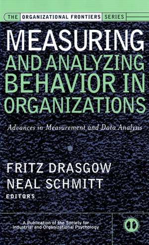 Measuring Analyzing Bhvr Organizations de Fritz Drasgow