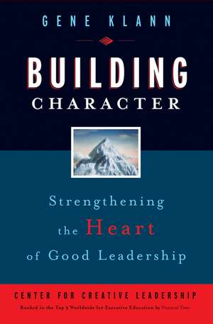 Building Character de Gene Klann