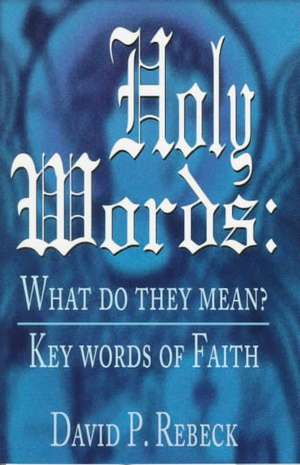 Holy Words: Key Words of Faith de David P. Rebeck