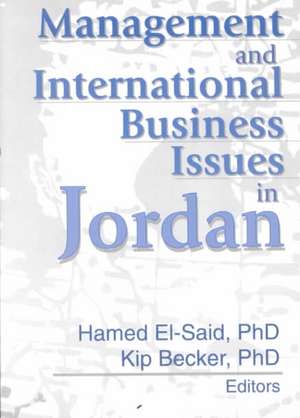 Management and International Business Issues in Jordan de Kip Becker