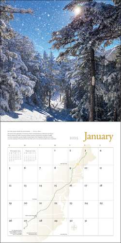 The Appalachian Trail 2025 Wall Calendar de Appalachian Trail Conservancy