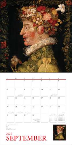 Great Works of the Louvre 2026 Wall Calendar de Art Resource