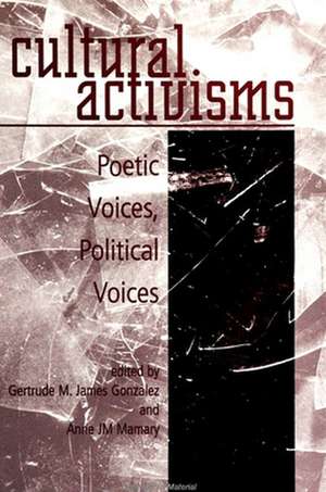 Cultural Activisms: Poetic Voices, Political Voices de Gertrude M. James Gonzalez