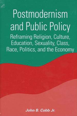 Postmodernism and Public Policy de John B. Cobb Jr.