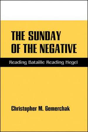 The Sunday of the Negative