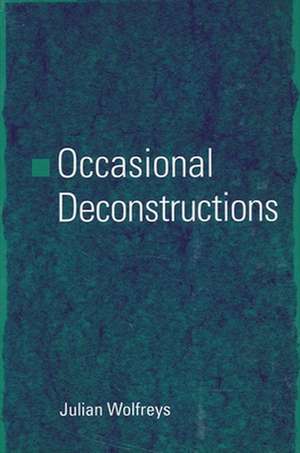 Occasional Deconstructions