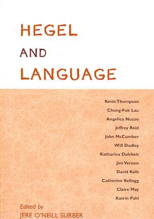 Hegel and Language