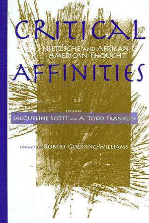 Critical Affinities de Jacqueline Scott