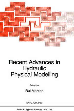 Recent Advances in Hydraulic Physical Modelling de R. Martins