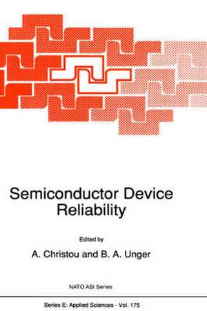 Semiconductor Device Reliability de A. Christou