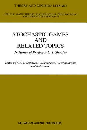 Stochastic Games And Related Topics: In Honor of Professor L. S. Shapley de T.E.S. Raghaven