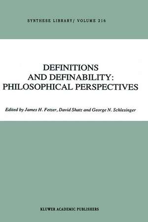 Definitions and Definability de J. H. Fetzer