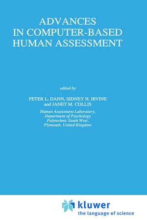 Advances in Computer-Based Human Assessment de P.L. Dann