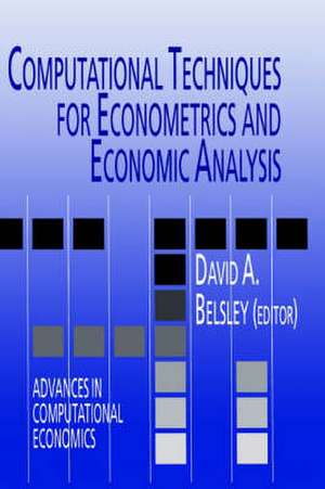 Computational Techniques for Econometrics and Economic Analysis de D.A. Belsley