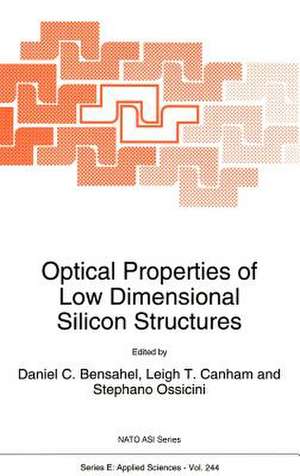 Optical Properties of Low Dimensional Silicon Structures de B. Bensahel