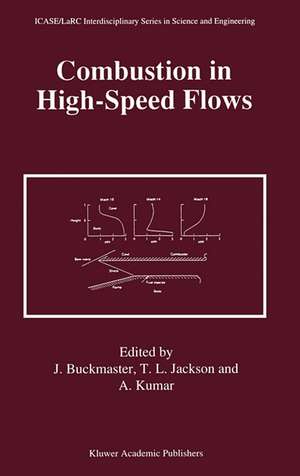 Combustion in High-Speed Flows de John Buckmaster