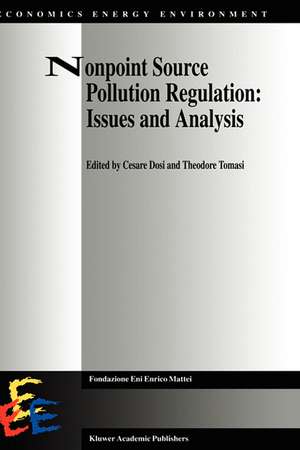 Nonpoint Source Pollution Regulation: Issues and Analysis de Cesare Dosi