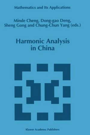 Harmonic Analysis in China de Cheng Minde Cheng