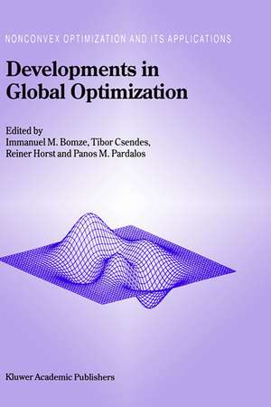 Developments in Global Optimization de Immanuel M. Bomze