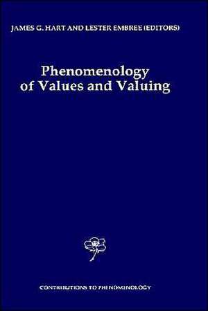 Phenomenology of Values and Valuing de J.G. Hart