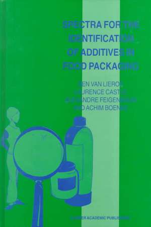 Spectra for the Identification of Additives in Food Packaging de Ben van Lierop