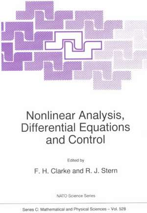 Nonlinear Analysis, Differential Equations and Control de F.H. Clarke