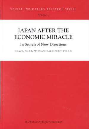 Japan after the Economic Miracle: In Search of New Directions de P. Bowles