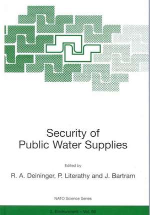 Security of Public Water Supplies de Rolf A. Deininger