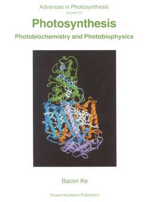 Photosynthesis: Photobiochemistry and Photobiophysics de Bacon Ke