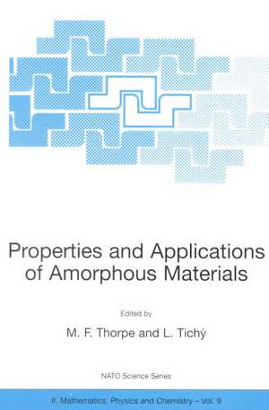 Properties and Applications of Amorphous Materials de M. F. Thorpe