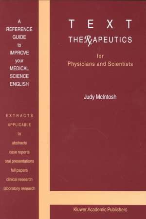 Text Therapeutics de J. McIntosh