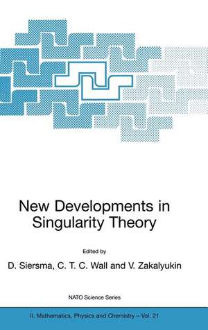 New Developments in Singularity Theory de Dirk Wiersma