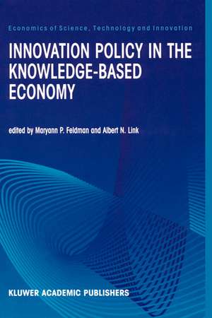 Innovation Policy in the Knowledge-Based Economy de MP FELDMAN