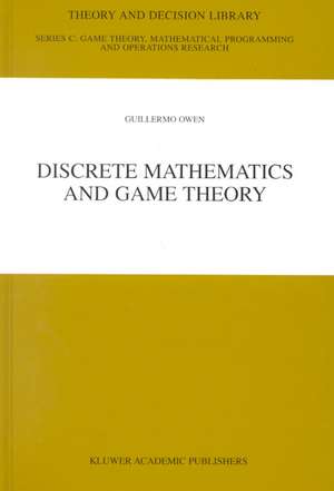 Discrete Mathematics and Game Theory de Guillermo Owen