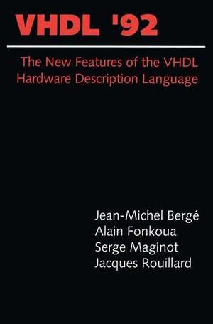 VHDL '92 de Jean-Michel Berge