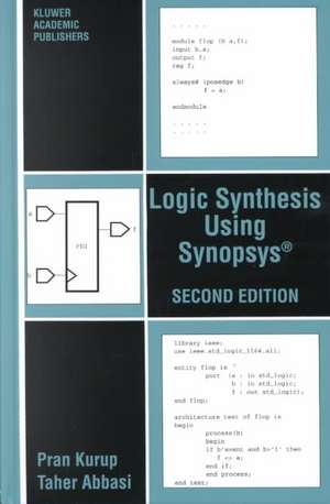 Logic Synthesis Using Synopsys® de Pran Kurup